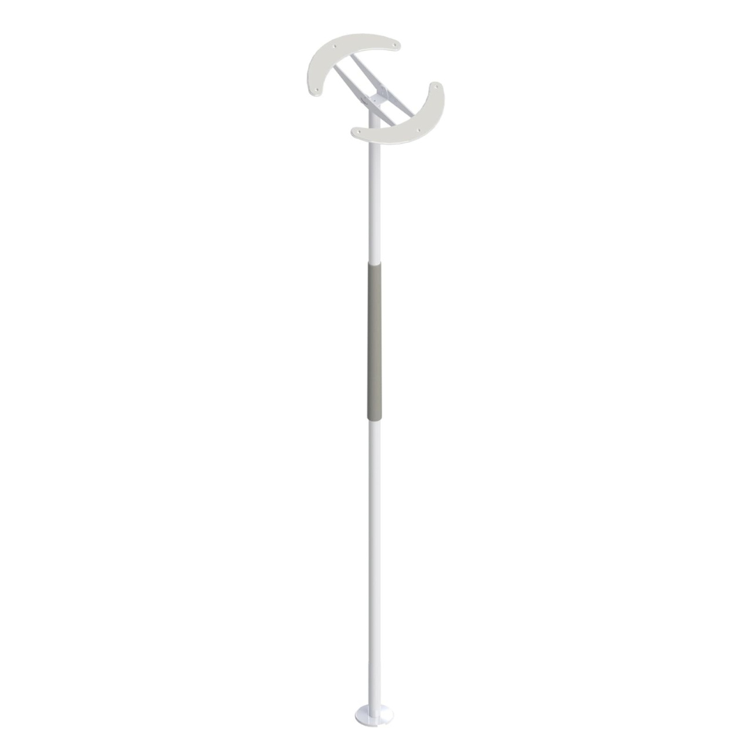HealthCraft SuperPole with Angled Ceiling Plate - Senior.com Security poles